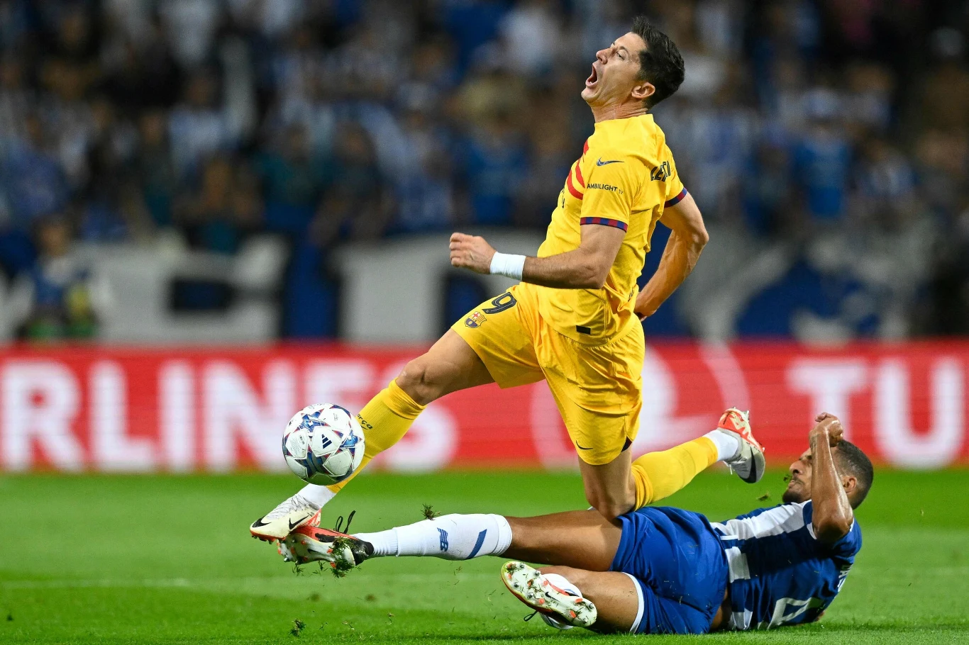 Po tym starciu Robert Lewandowski doznał kontuzji w meczu z FC Porto