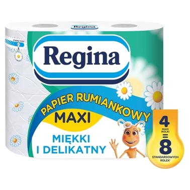 Regina Papier rumiankowy maxi 4 rolki - 0