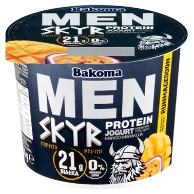 Bakoma Men Jogurt kremowy typu skyr mango-marakuja 300 g - 0