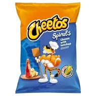 Cheetos Spirals Chrupki kukurydziane o smaku serowo-ketchupowym 80 g