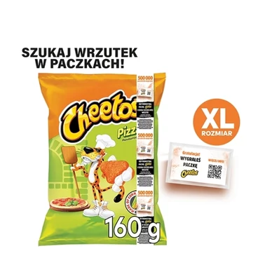 Cheetos Chrupki kukurydziane o smaku pizzy 160 g - 0