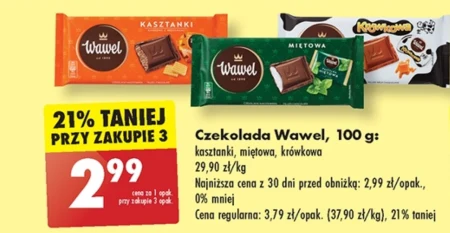 Wawel Michałki z Wawelu Kokosowe Czekolada nadziewana 100 g