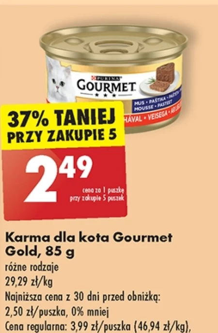 Karma dla kota Gourmet Gold