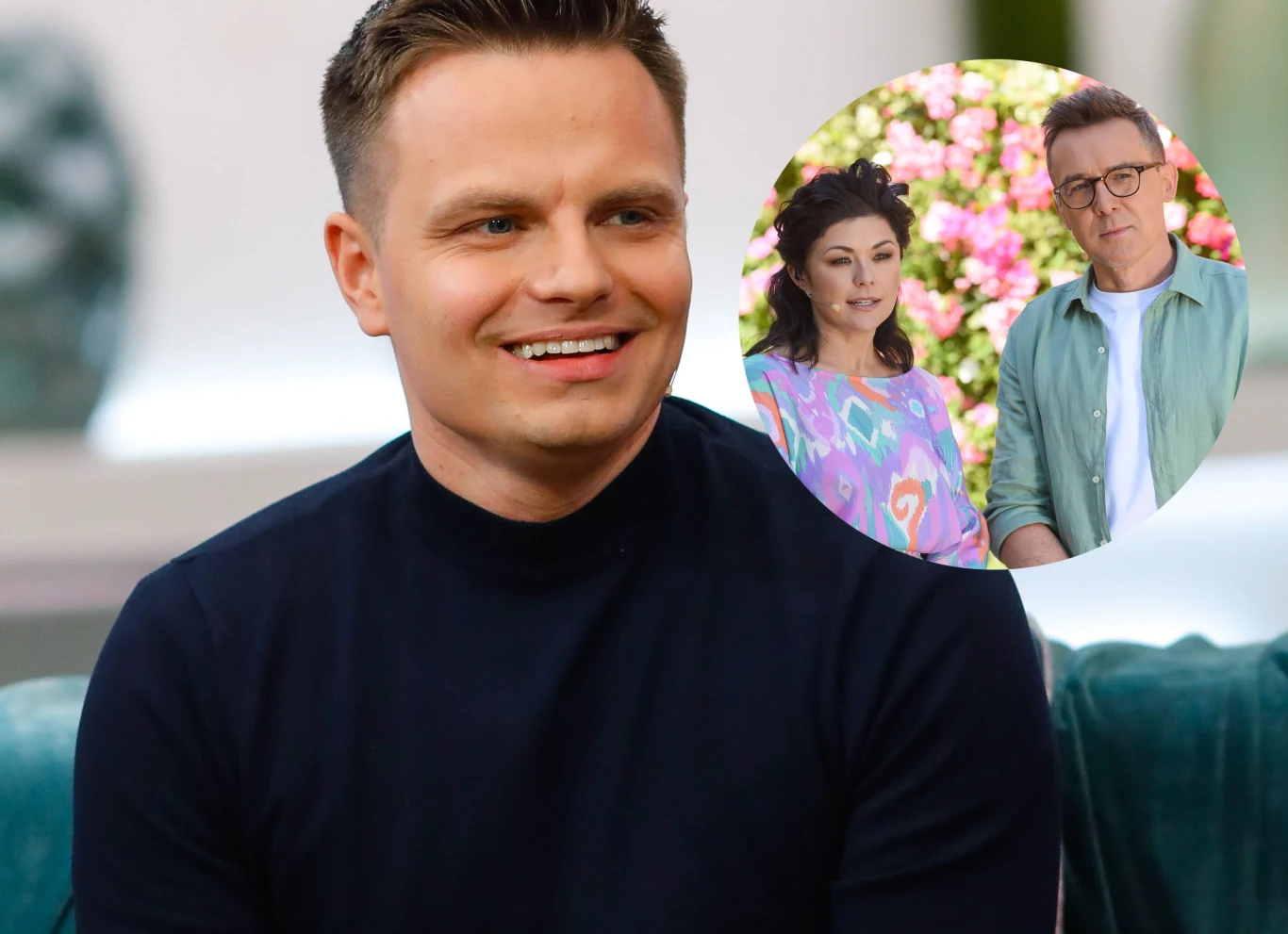 Marcin Hakiel i Katarzyna Cichopek z Maciejem Kurzajewskim Marcin Hakiel i Katarzyna Cichopek z Maciejem Kurzajewskim