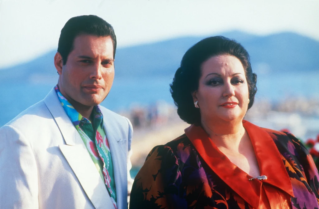 Freddie Mercury i Montserrat Caballe w 1987 r.