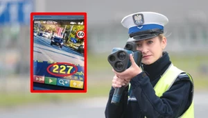 Policjanci nie mogli uwierzyć w pomiar. Przekroczył prędkość o 167 km/h