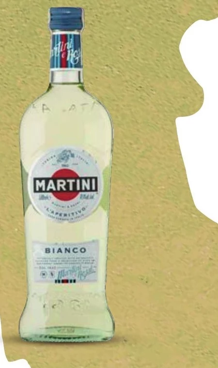 Martini Bianco Aromatyzowany napój na bazie wina 500 ml