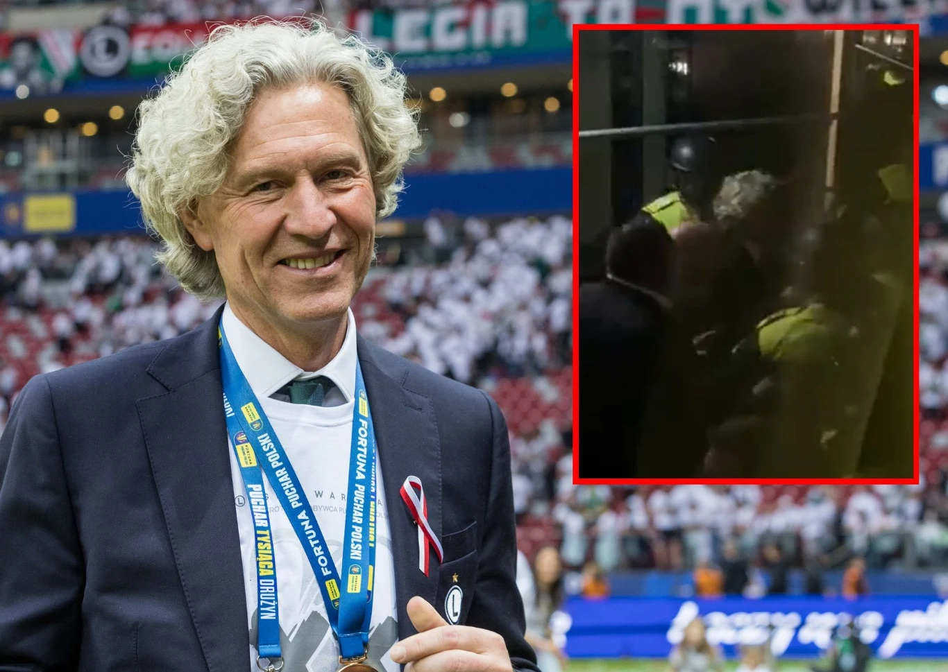 Dariusz Mioduski został zaatakowany przez holenderską policję Dariusz Mioduski został zaatakowany przez holenderską policję