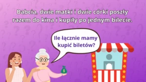 Podchwytliwy test na logiczne myślenie. Tylko 1% osób wie, jak odpowiedzieć na to pytanie. "Ile łącznie musiały kupić biletów?"