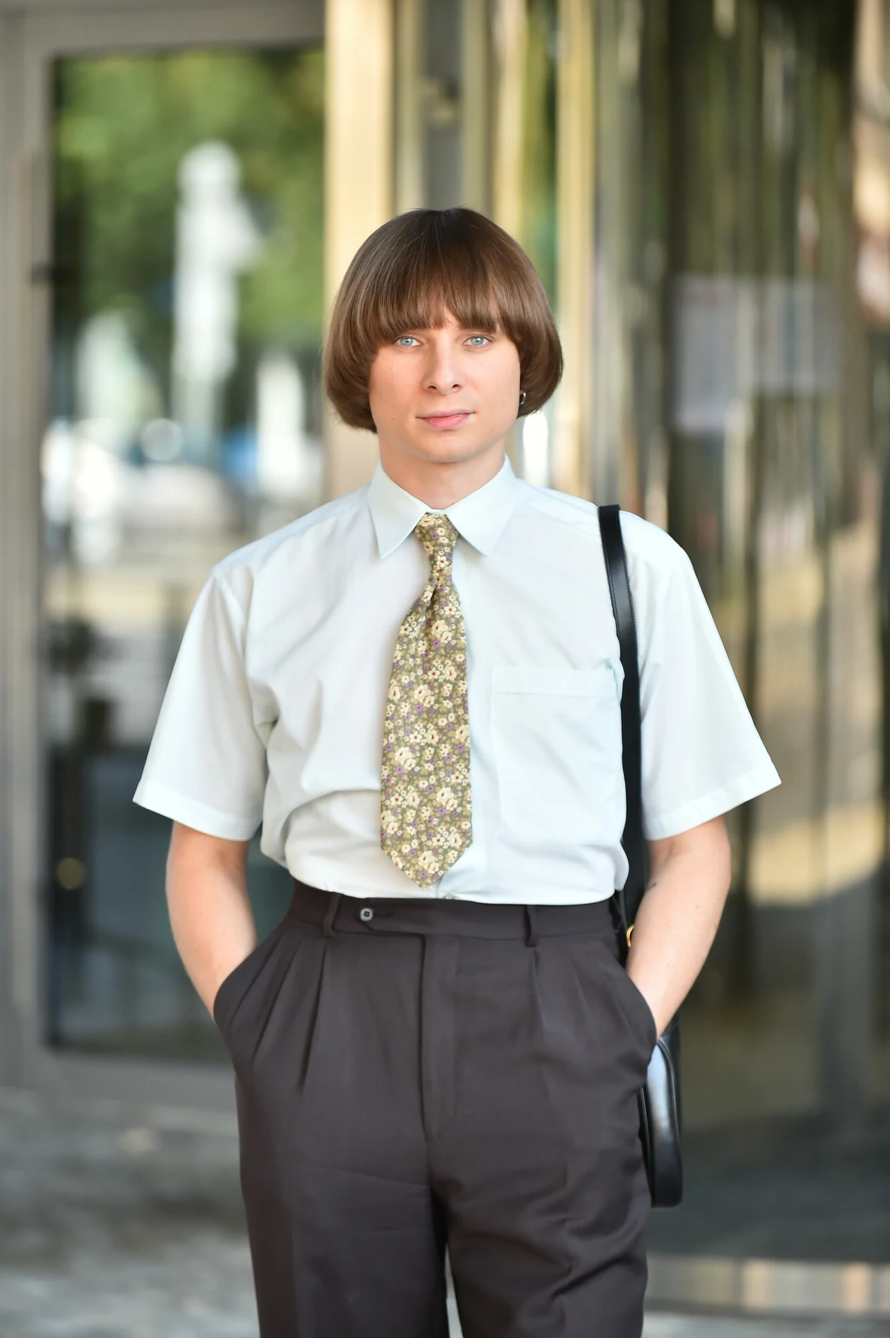 Ralph Kaminski w długich włosach Ralph Kaminski w długich włosach