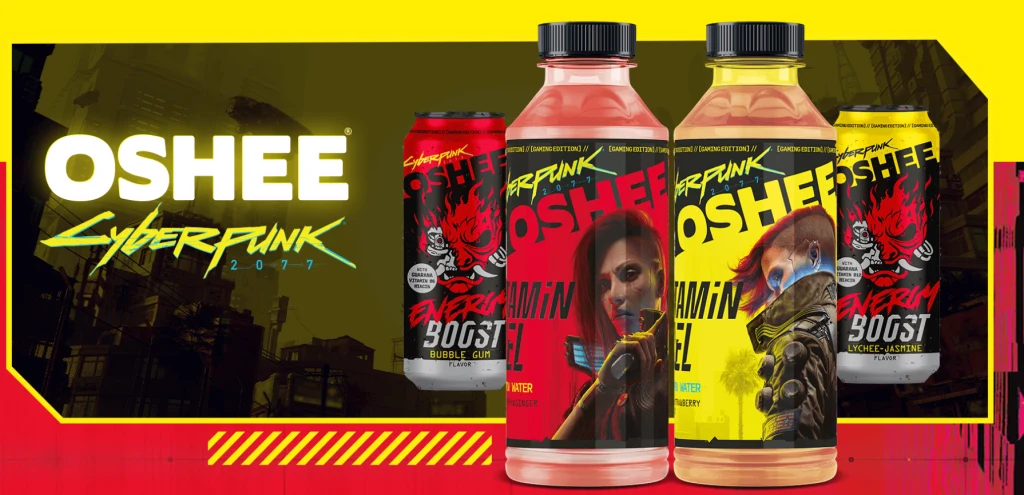 Na sklepowe półki lada moment trafią specjalne napoje inspirowane światem gry Cyberpunk 2077