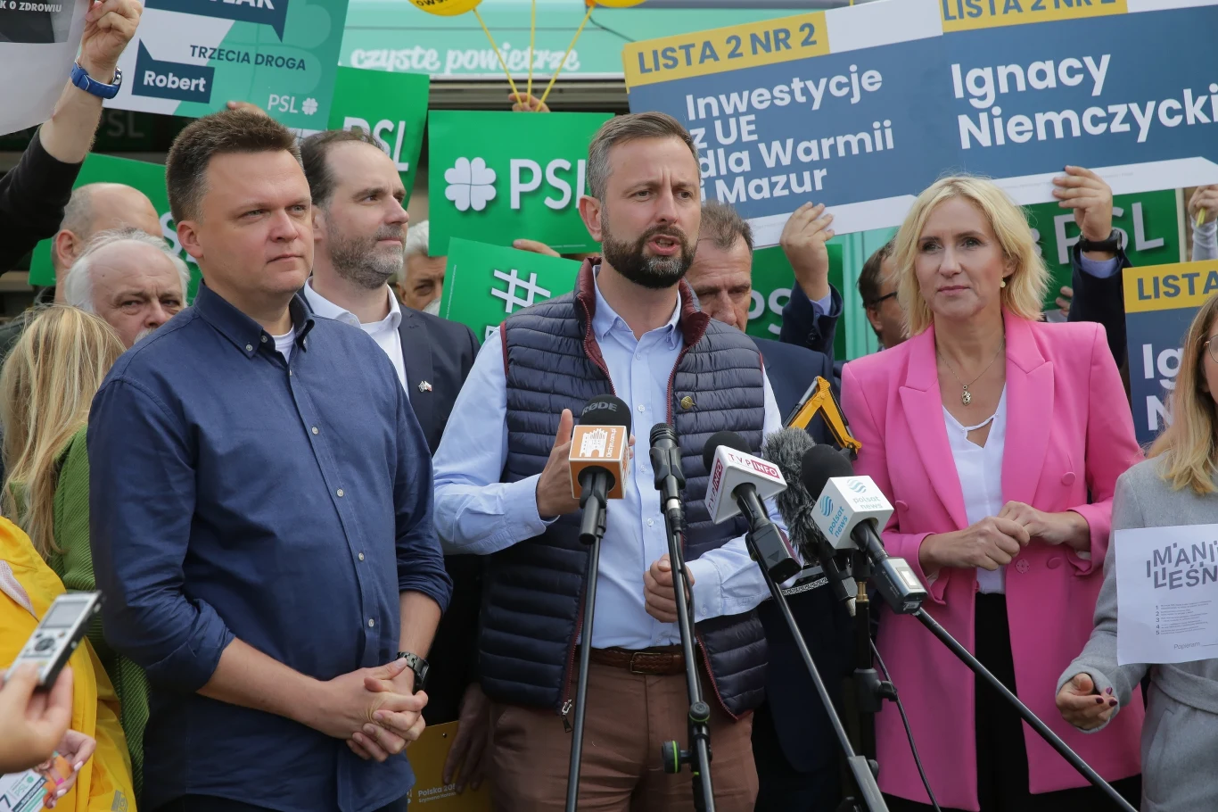 Szymon Hołownia, Władysław Kosiniak-Kamysz Urszula Pasławska Szymon Hołownia, Władysław Kosiniak-Kamysz Urszula Pasławska