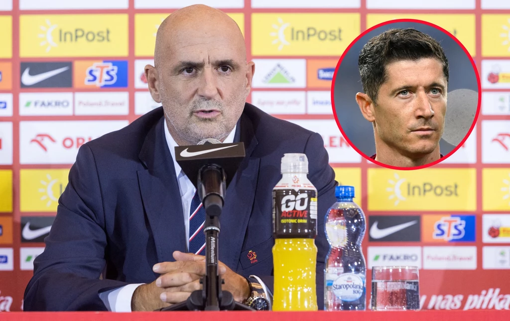 Michał Probierz i Robert Lewandowski Michał Probierz i Robert Lewandowski