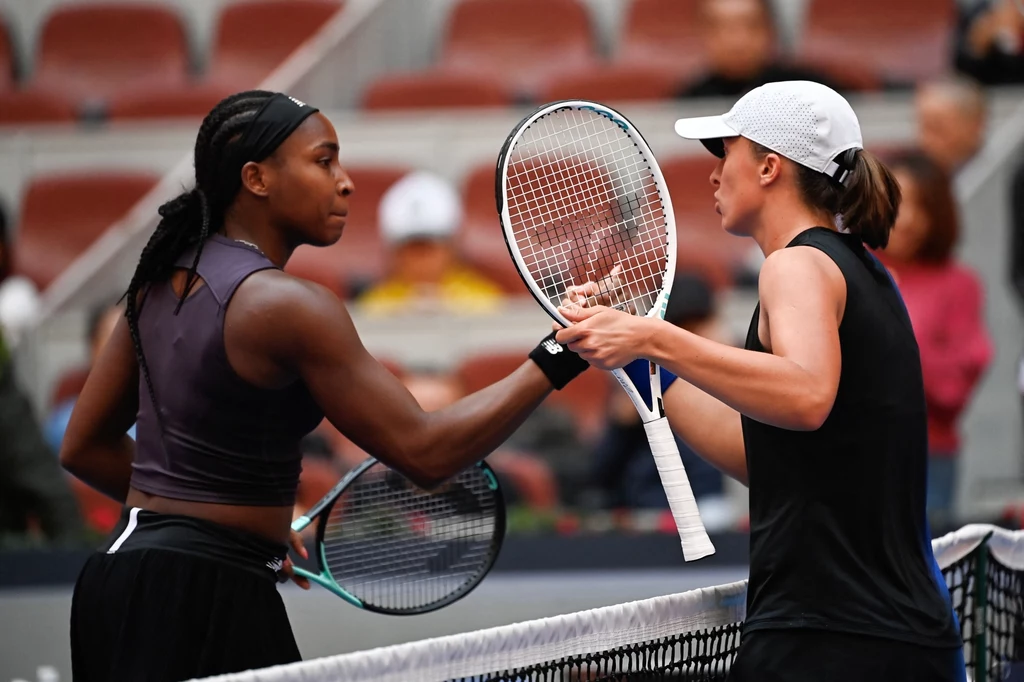 Cori Gauff i Iga Świątek Cori Gauff i Iga Świątek