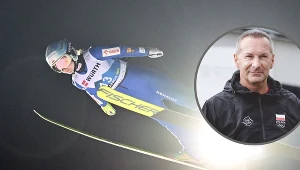 Nicole Konderla i trener Harald Rodlauer (w ramce)