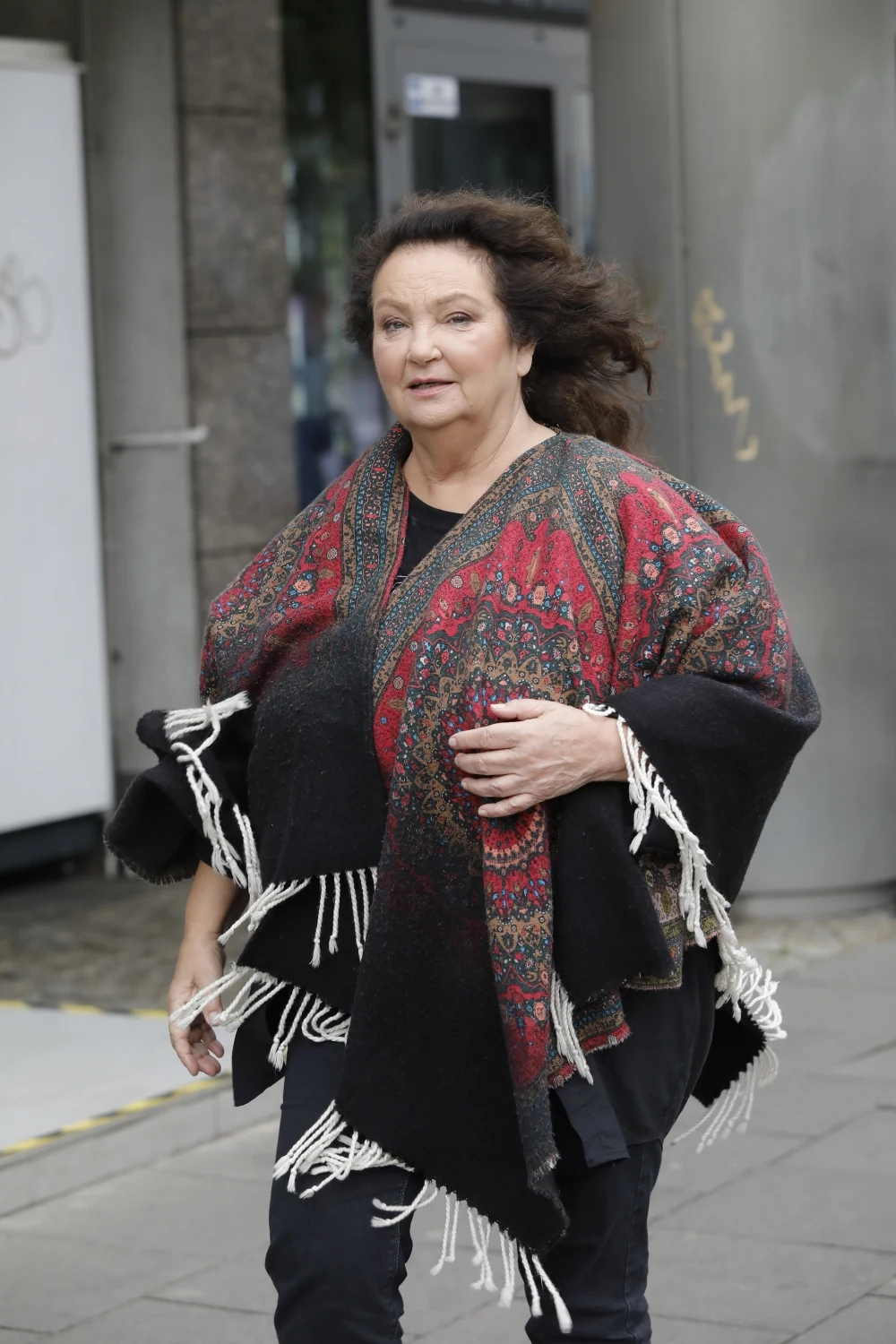 Anna Dymna pod studiem DDTVN Anna Dymna pod studiem DDTVN