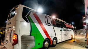 Klubowy autokar Legii Warszawa