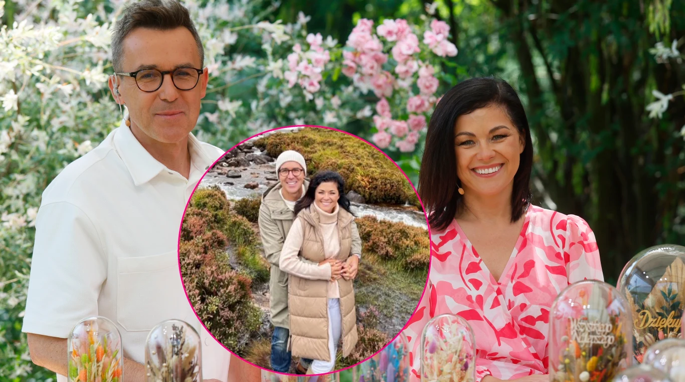 Maciej Kurzajewski i Kasia Cichopek promienieją szczęściem Maciej Kurzajewski i Kasia Cichopek promienieją szczęściem