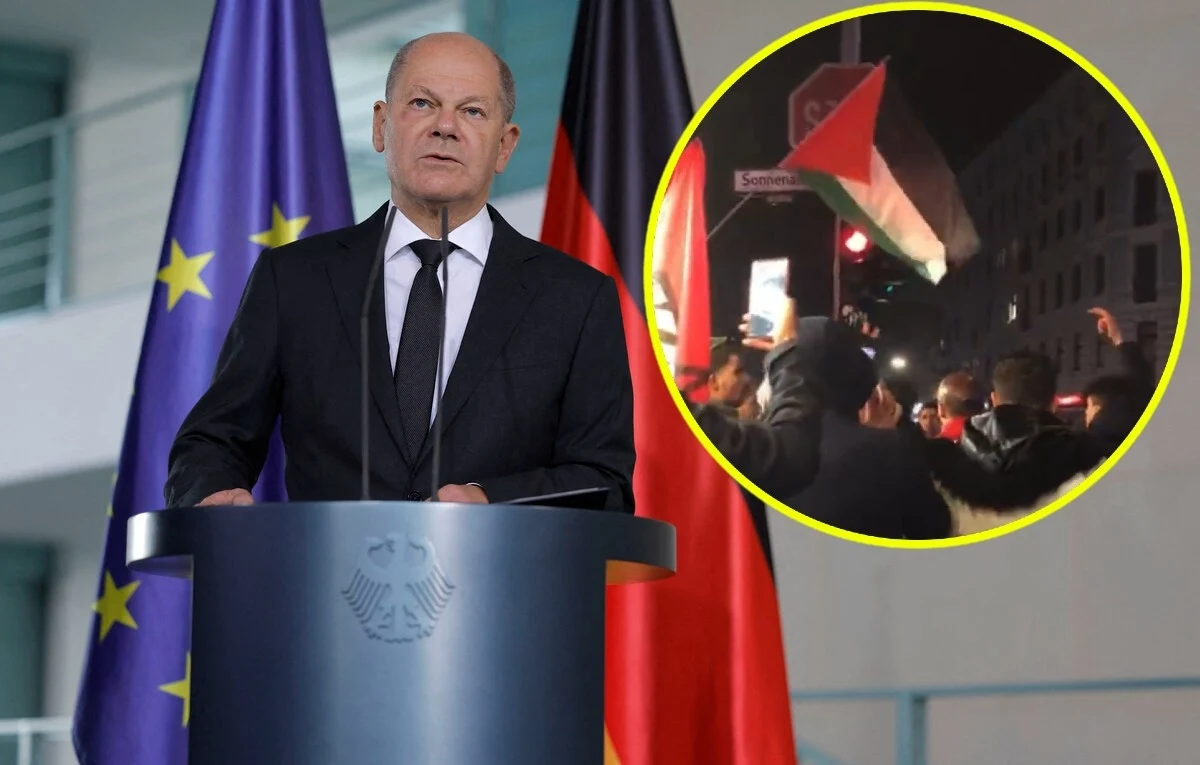 Na ulicach Berlina świętowano atak na Izrael Na ulicach Berlina świętowano atak na Izrael