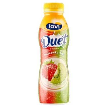 Jovi Duet Napój jogurtowy o smaku truskawka-kiwi 350 g - 0