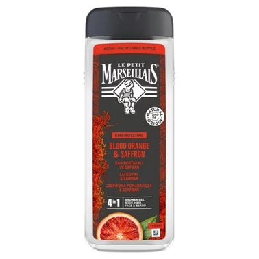 Le Petit Marseillais Żel pod prysznic dla mężczyzn czerwona pomarańcza & szafran 400 ml - 1