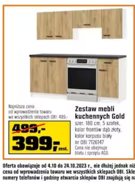 Obi Meble Kuchenne Promocja
