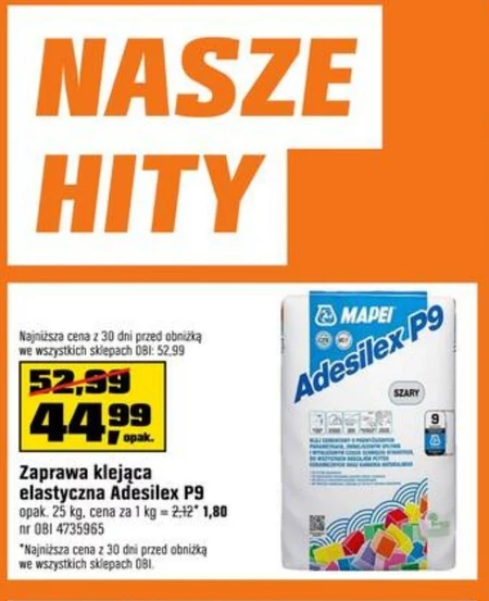 Zaprawa elastyczna Mapei