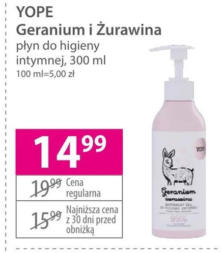 Płyn do higieny intymnej Yope