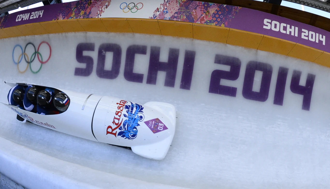 Rosyjska czwórka bobslejowa w Soczi Rosyjska czwórka bobslejowa w Soczi
