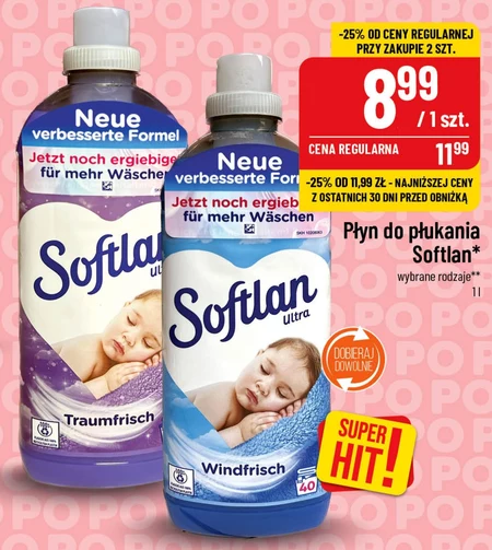 Płyn do płukania tkanin Softlan
