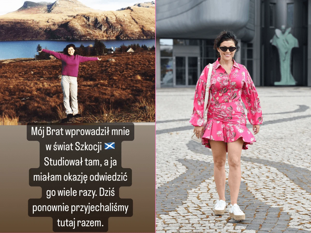 Katarzyna Cichopek w Szkocji Katarzyna Cichopek w Szkocji