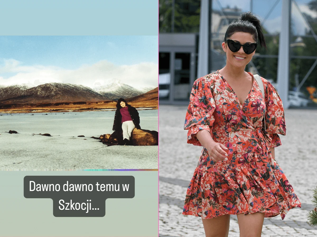 Katarzyna Cichopek w Szkocji Katarzyna Cichopek w Szkocji