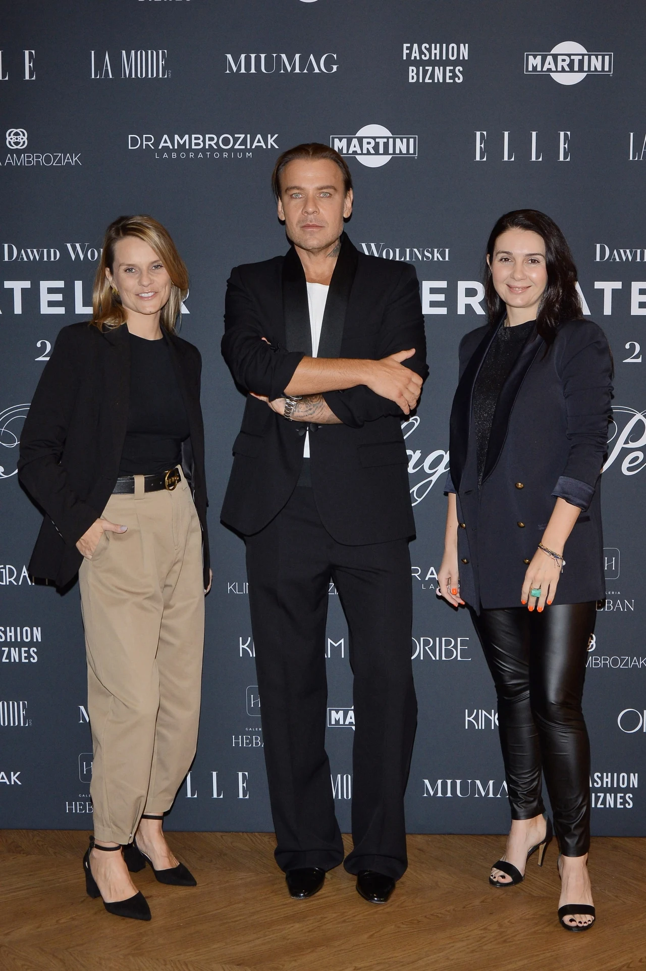 Dawid Woliński podczas pokazu najnowszej kolekcji