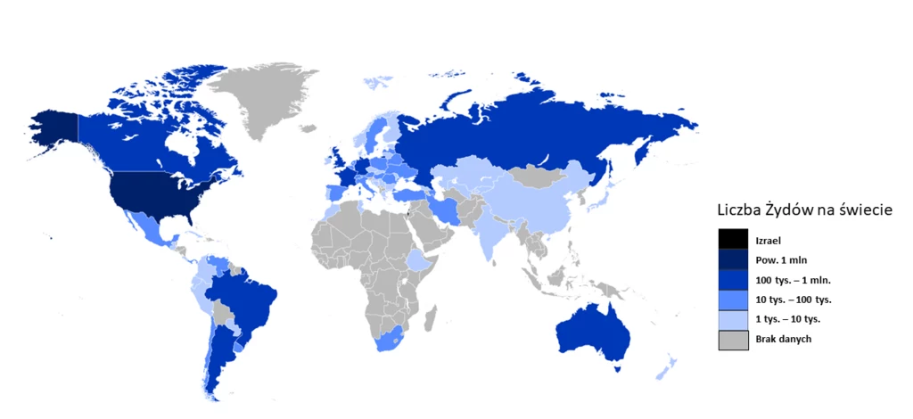 Liczba Żydów na świecie