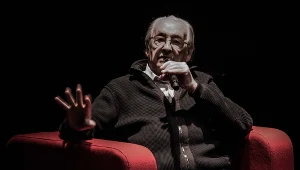 Andrzej Wajda na spotkaniu w ramach cyklu "Przywrócone arcydzieła"