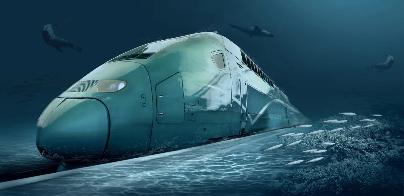 Ma być najszybszym pociągiem na świecie. Będzie się poruszał po... dnie morza Ma być najszybszym pociągiem na świecie. Będzie się poruszał po... dnie morza