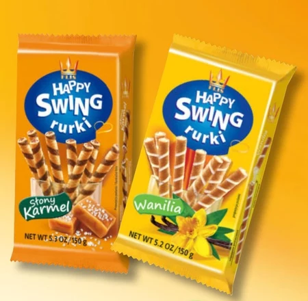 Rurki waflowe Happy Swing