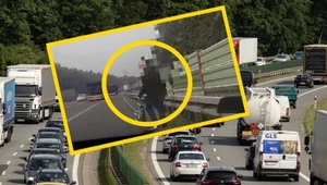 Mężczyzna łapał stopa na autostradzie A4. Policjantom tłumaczył, że to przecież "najszybsza droga do Wrocławia"