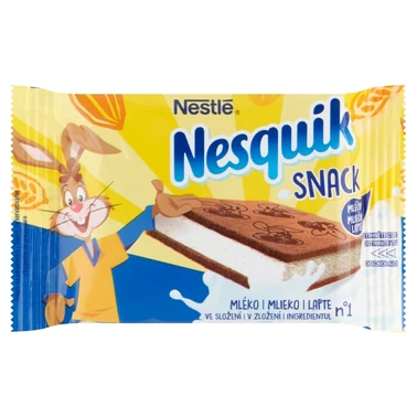 Nestlé Nesquik Snack Biszkopt z kremowym nadzieniem mlecznym 26 g - 0