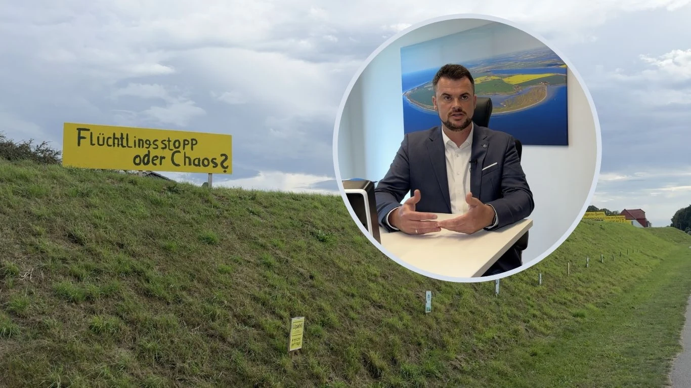 Mieszkańcy Upahl protestują przeciwko budowie ośrodka dla migrantów Mieszkańcy Upahl protestują przeciwko budowie ośrodka dla migrantów