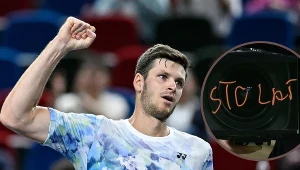 Niezwykła dedykacja Huberta Hurkacza. Wiadomo kogo dotyczyła