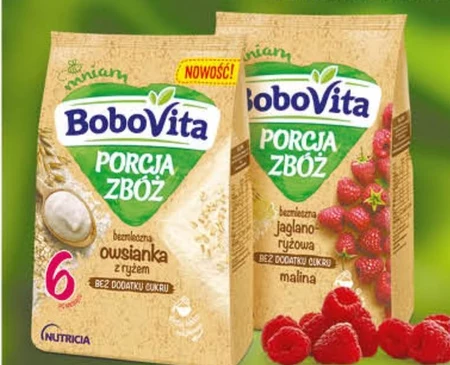 BoboVita Porcja zbóż Kaszka bezmleczna manna po 4 miesiącu 170 g