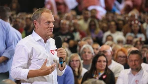 Donald Tusk w Pruszkowie