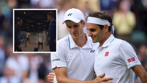 Hubert Hurkacz i Roger Federer