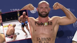 Brutalny nokaut Polaka na KSW. Półprzytomny rywal padł na deski [WIDEO]