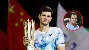 Hubert Hurkacz i Roger Federer