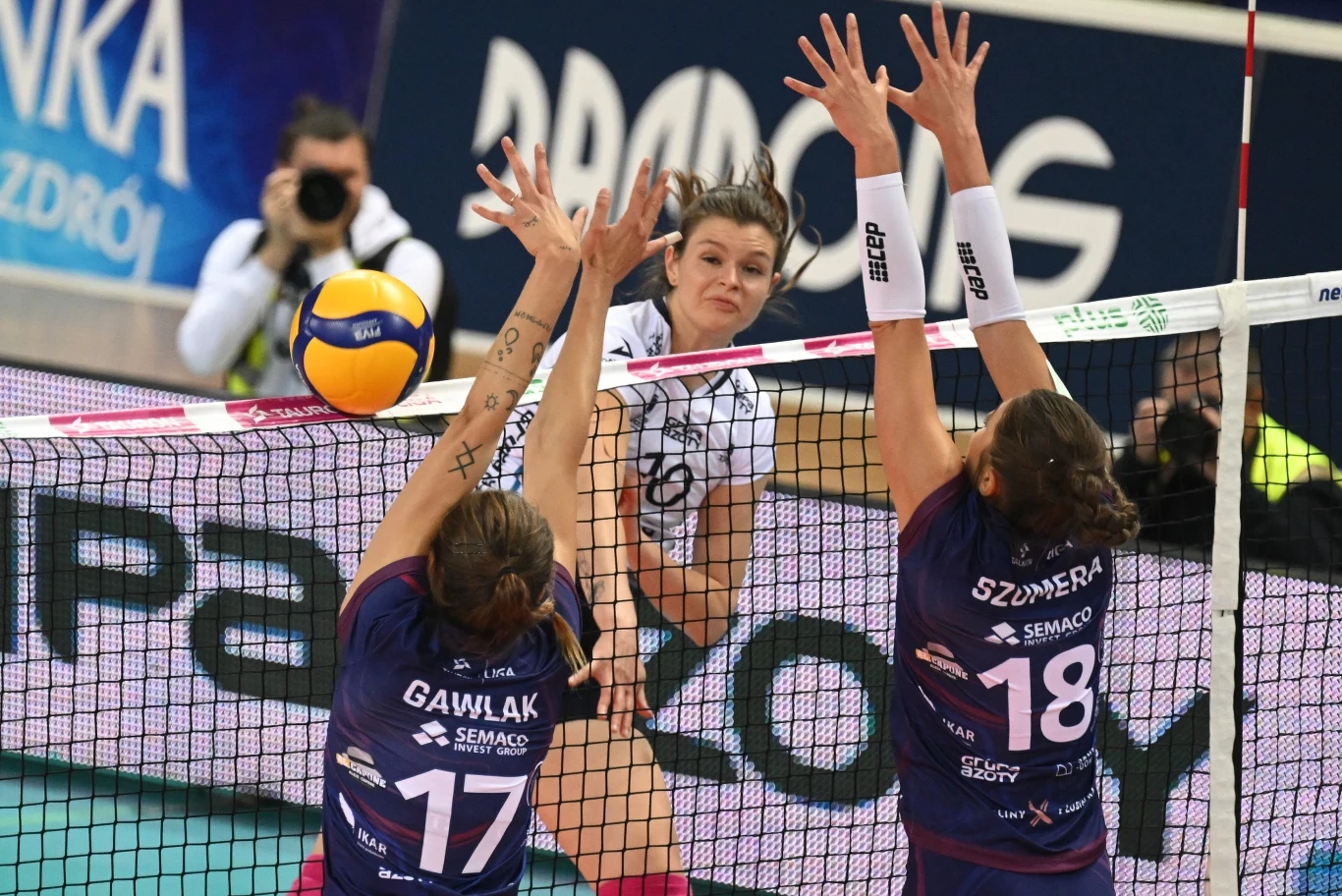 Monika Fedusio w meczu z Grupą Azoty Akademią Tarnów