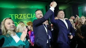 Liderzy Trzeciej Drogi - Władysław Kosiniak-Kamysz i Szymon Hołownia 
