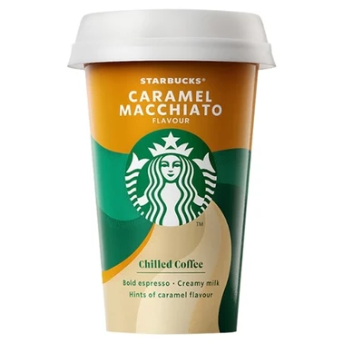 Starbucks Caramel Macchiato Mleczny napój kawowy 220 ml - 0