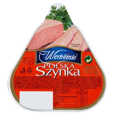 Werbliński Polska szynka 110 g - 1